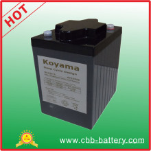 Batterie profonde de gel de cycle de 225ah 6V pour le chariot de golf européen